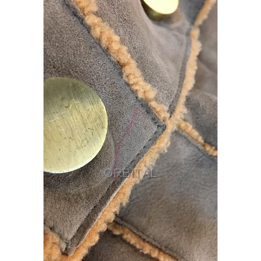 Kemit 【Sale】経堂) ケミット ムートン コート サイズ38 M ブラウン系 