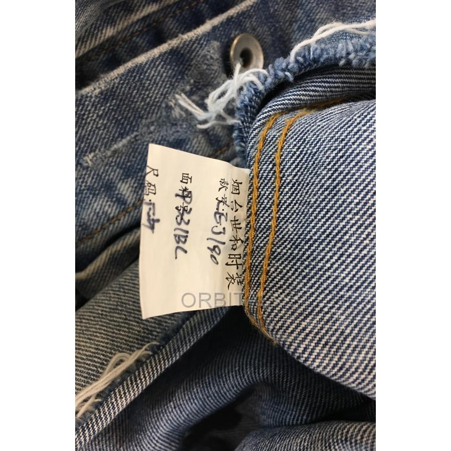 LEGENDA 経堂) レジェンダ ダメージ加工 クラッシュ デニムジャケット  