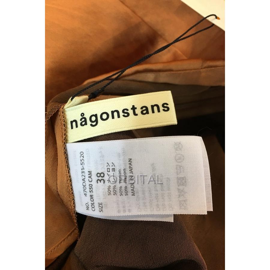 経堂) ナゴンスタンス nagonstans 20AW サテン エプロン スカート