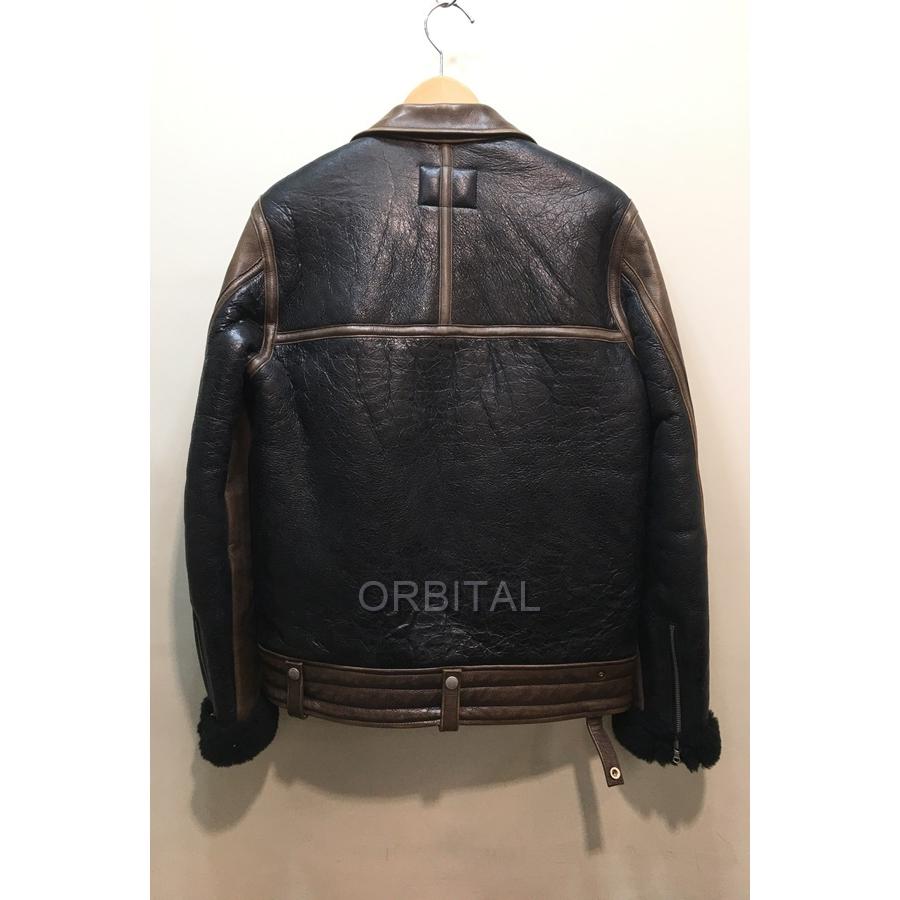 WTAPS 経堂) ダブルタップス ボア レザー ライダース ジャケット WTAPS 経堂) ダブルタップス ボア レザー ライダース ジャケット