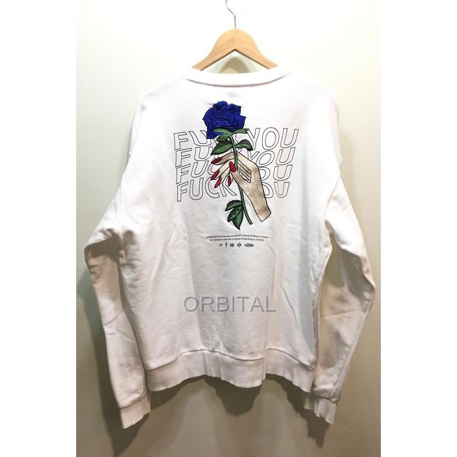 LEGENDA 経堂) レジェンダ 青薔薇 ブルーローズ スウェット トップス  