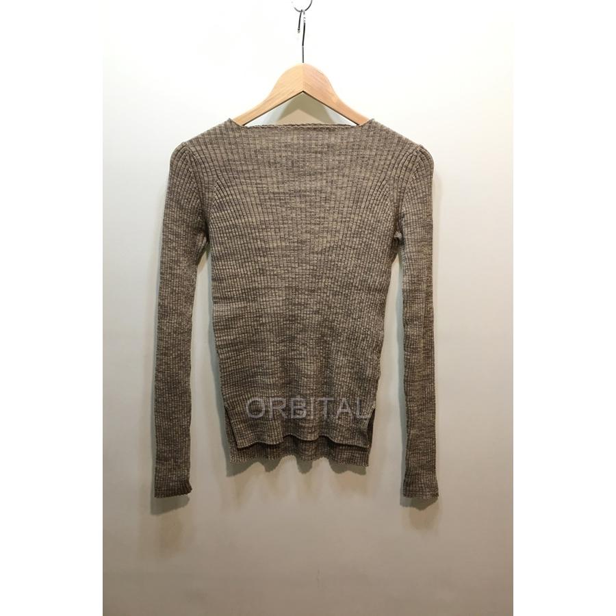 経堂) AURALEE オーラリー 18AW ワイドリブニットトップス セーター 