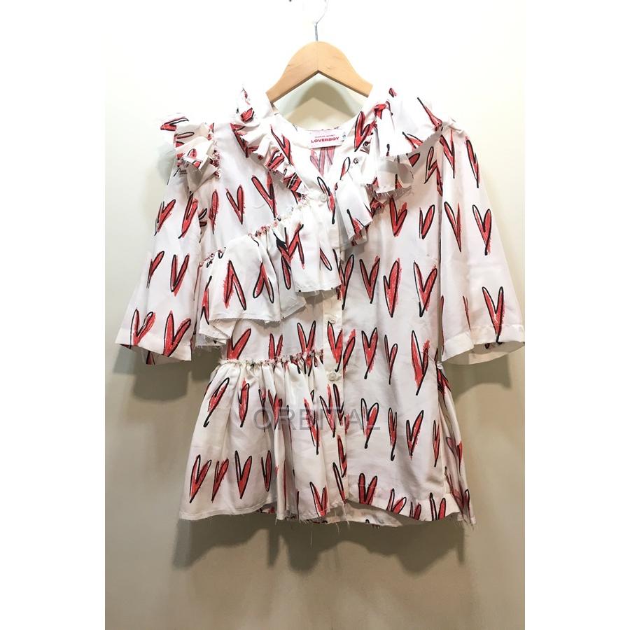 〓CHARLES JEFFREY LOVERBOY〓 SILK総柄 開襟 シャツ - シャツ