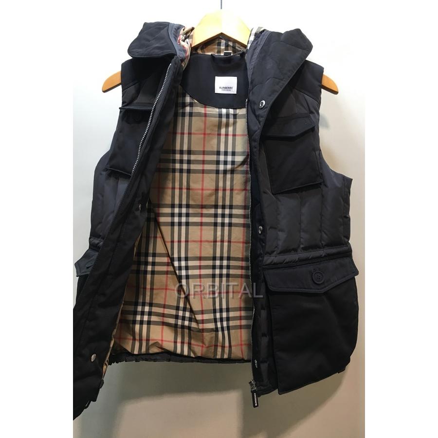 sale】経堂） Burberry バーバリー ダウンフードベスト バーバリー 