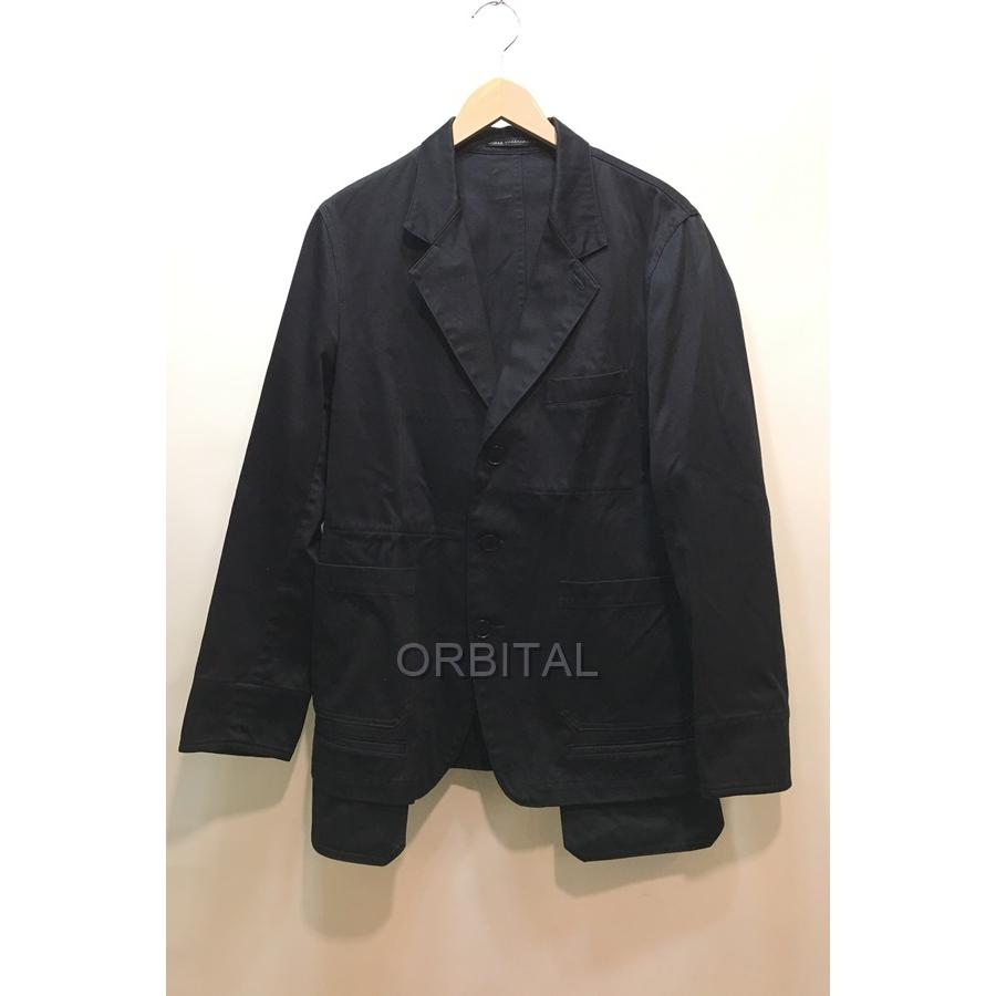 Yohji Yamamoto 黒 コットン ブレザー サイズ2