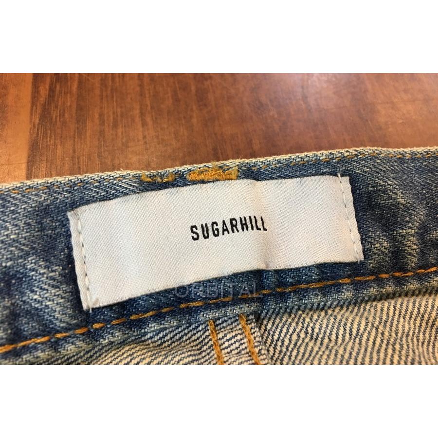 ブランド 経堂) SUGARHILL シュガーヒル ダブルニーデニムパンツ ブランド 経堂) SUGARHILL シュガーヒル ダブルニーデニムパンツ