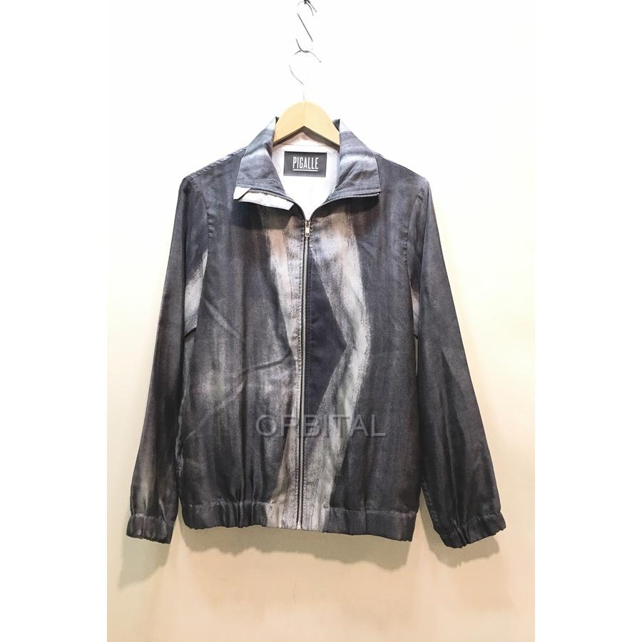 PIGALLE 【sale】経堂) ピガール フランス製 シルク 100% BOMBER  