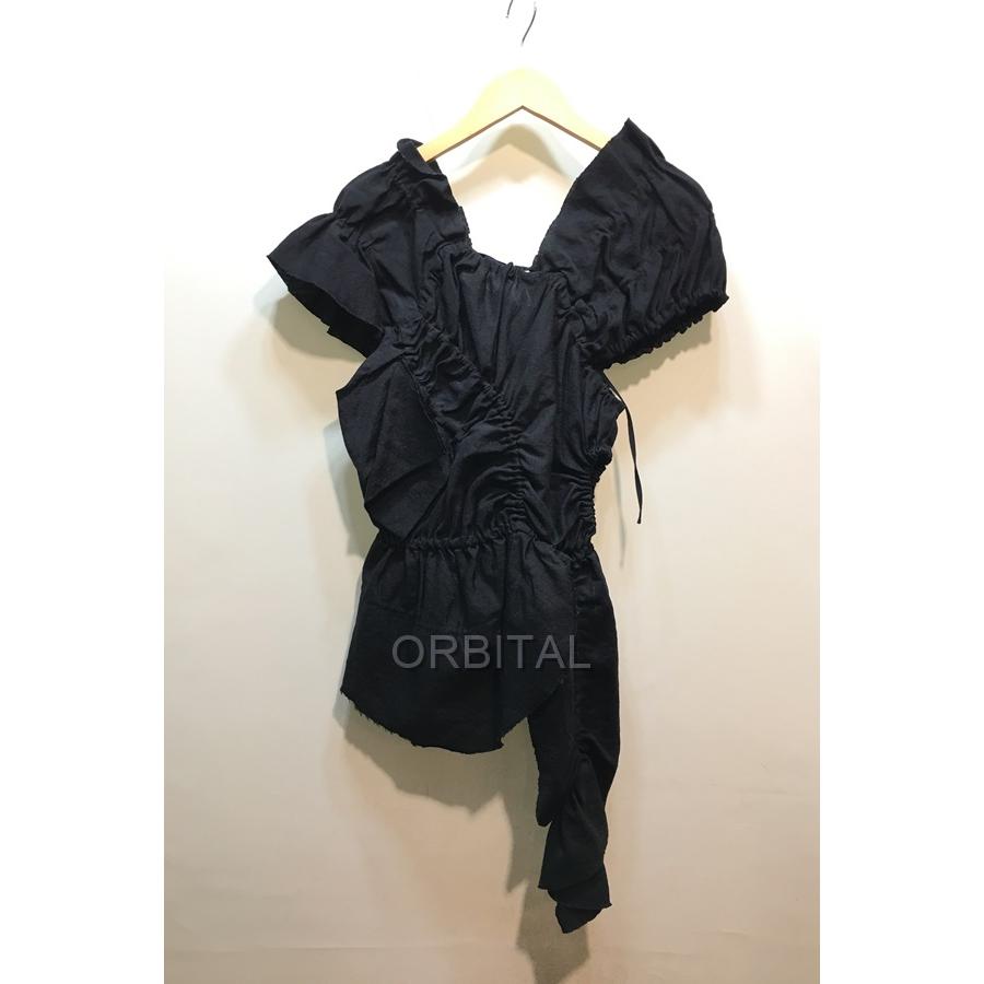経堂) ENFOLD エンフォルド 20AW ウールリネン変形トップス 38 