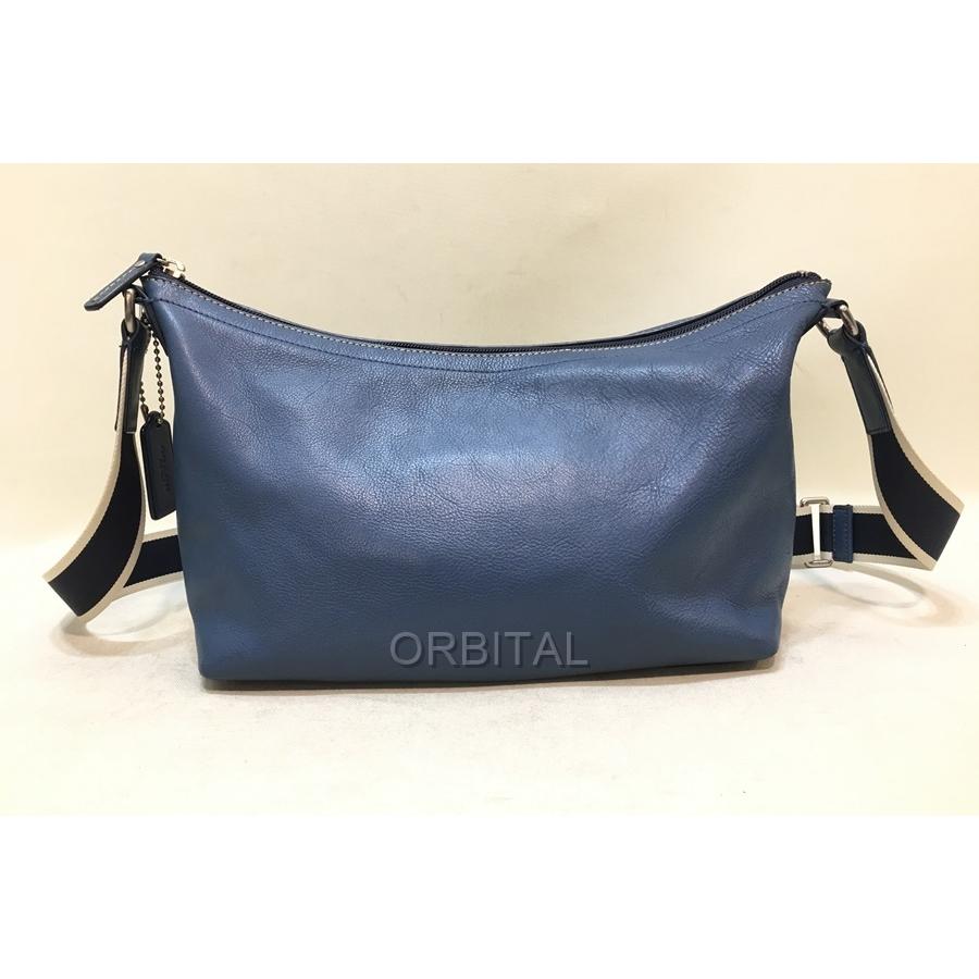 経堂) COACH コーチ ヘリテージレザーショルダーバッグ メッセンジャー 