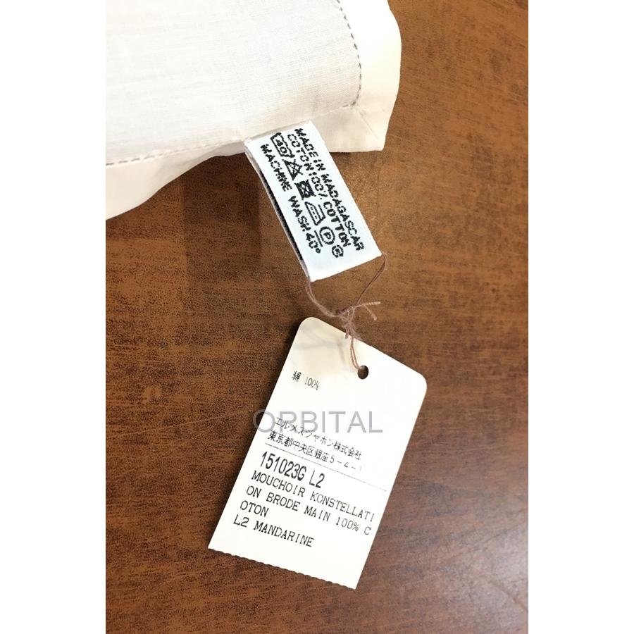 HERMES 【sale】経堂) Hermes エルメス 未使用 コットンハンカチ HERMES 【sale】経堂) Hermes エルメス 未使用 コットンハンカチ