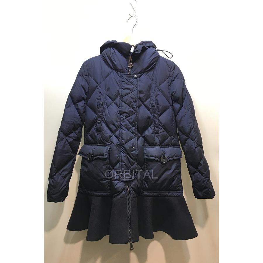MONCLER 経堂) モンクレール VAULOGETTE 裾フリルダウンコート MONCLER 経堂) モンクレール VAULOGETTE 裾フリルダウンコート