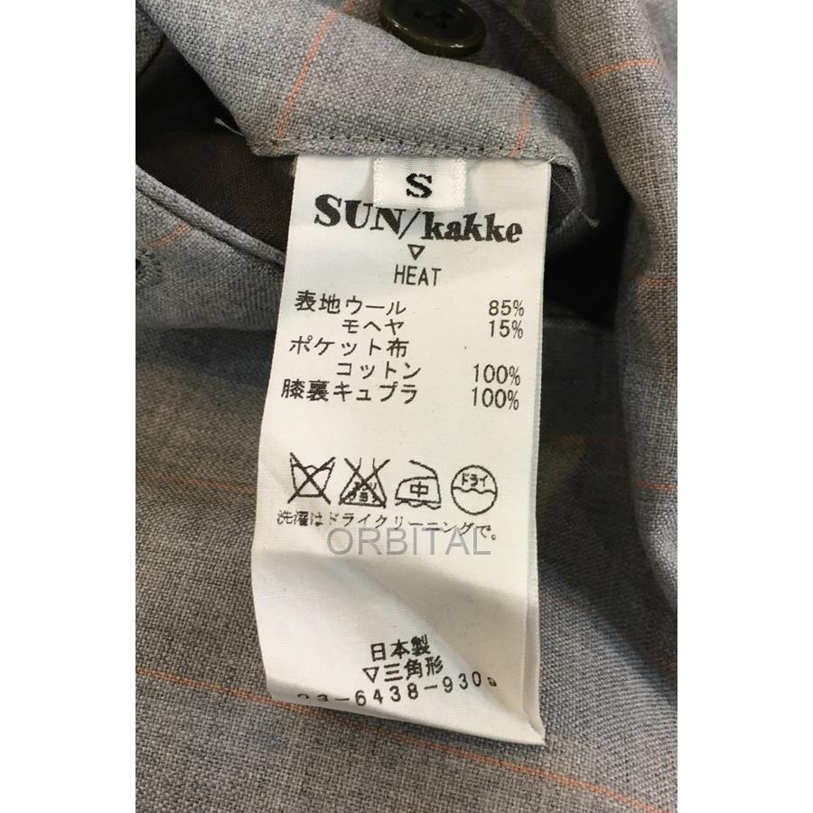 ブランド 経堂) SUN/kakke サンカッケー チェックストライプ柄 