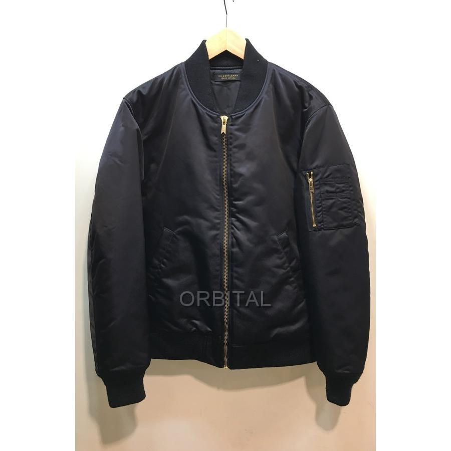 経堂) MISTERGENTLEMAN ミスタージェントルマン バックロゴ MA-1 