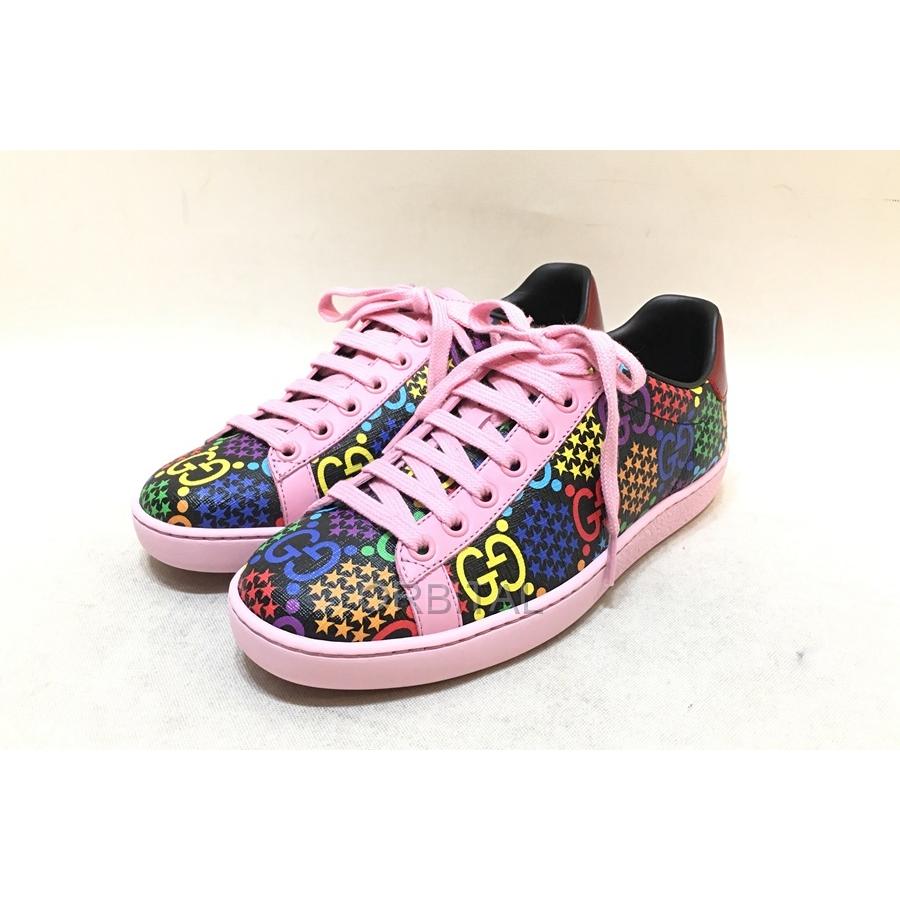 ブランド 経堂) GUCCI グッチ 未使用 GG サイケデリックエース 
