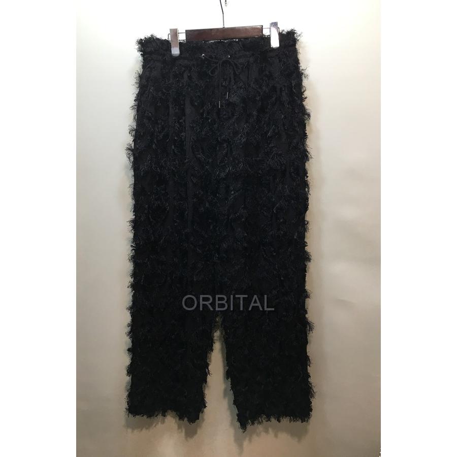 ブランド 経堂) JUHA ユハ ロングカットジャガードパンツ セミワイド 
