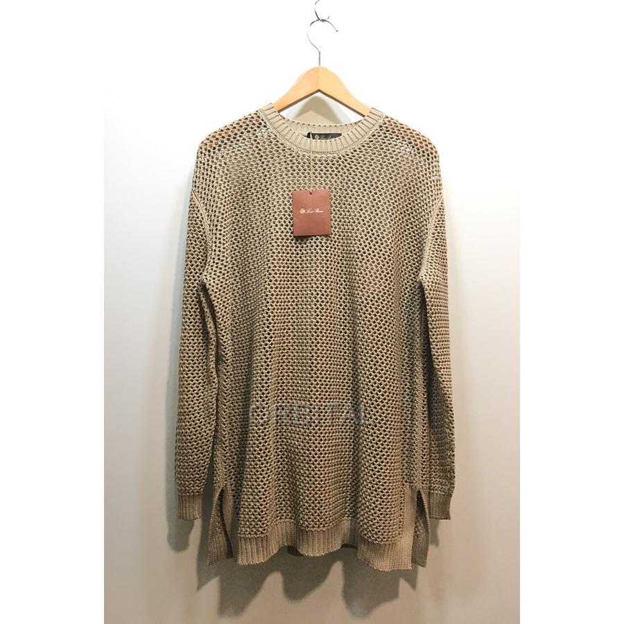 Loro Piana 経堂) ロロピアーナ シルク コットン プルオーバー  