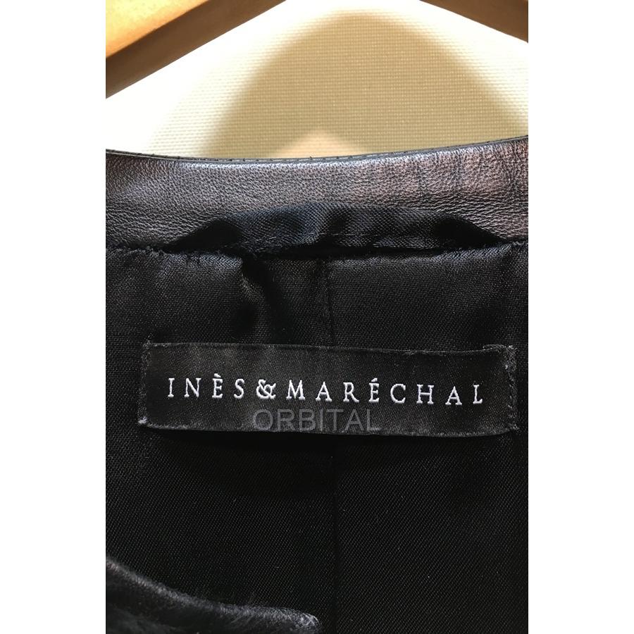 経堂) イネスエマーシャル INES&MARECHAL フランス製 羊革 ラビット 