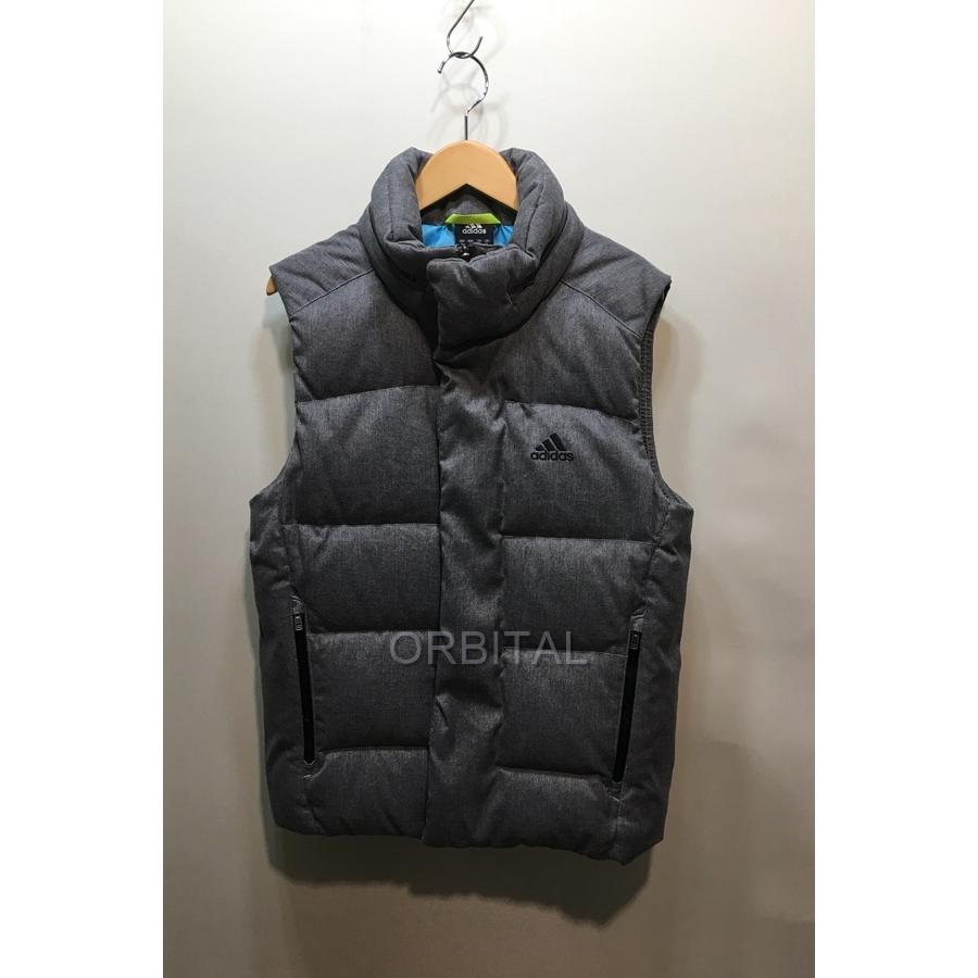 経堂 Adidas アディダス ダウンベスト ジャケット 止水ジップ ロゴ グレー メンズ 0 Kyd Ms Cycle Paradise 通販 Yahoo ショッピング