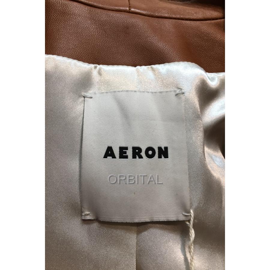 経堂) アーロン Aeron Bocon belted wrinkled レザー ジャケット 