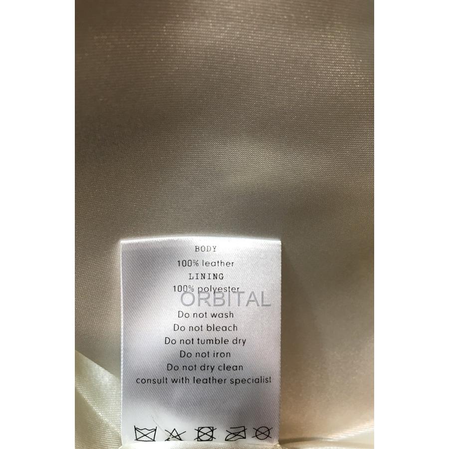 AERON 経堂) アーロン Aeron Bocon belted wrinkled レザー ジャケット 