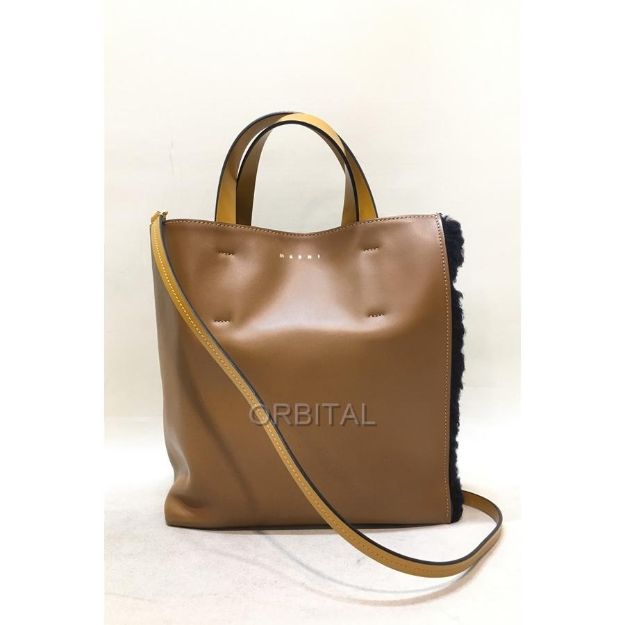 ブランド 経堂) MARNI マルニ 20AW MUSEO ミュゼオ ムートンファー  