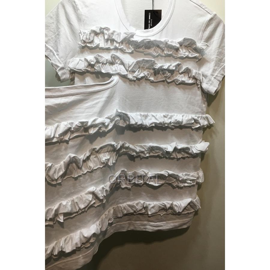 トリココムデギャルソン半袖シャツフリル2004