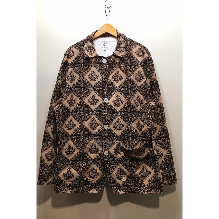 経堂 South2west8 サウス2ウエスト8 Penジャケット 総柄 オーバーサイズ 長袖 ブラウン系 メンズ M Gl4 Kyd Ms Cycle Paradise 通販 Yahoo ショッピング