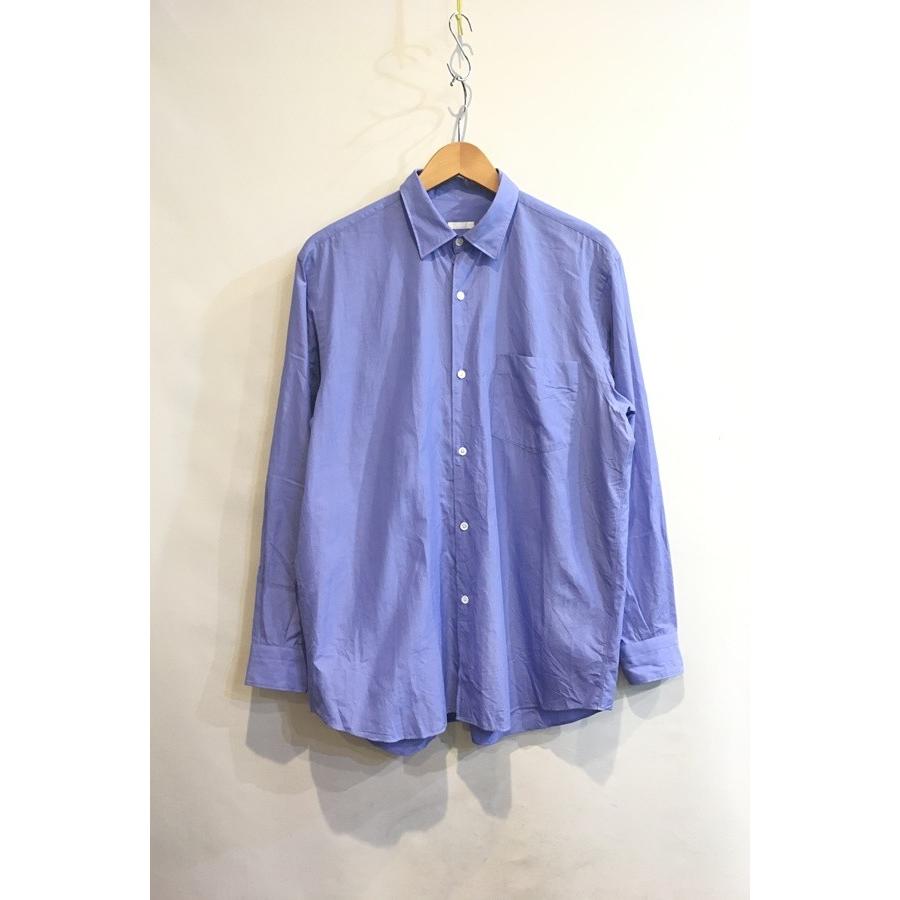 二子玉) コモリ COMOLI 19SS完売 コモリシャツ サックスブルー 今季 