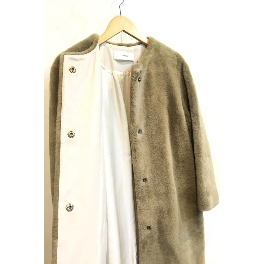 DRAWER 二子玉) シクラス CYCLAS ノーカラームートンコート 定価30万  