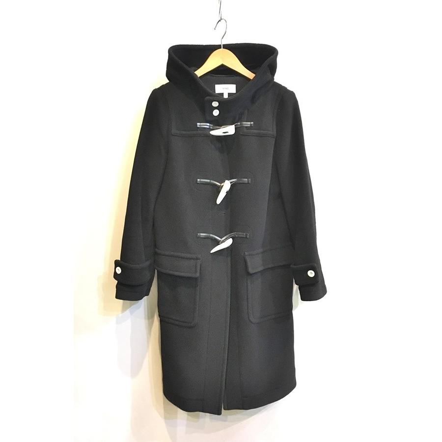 二子玉 ハイク Hyke ロングダッフルコート レディース サイズ2 M位 ブラック 白 美品 国内正規 定番 メルトンウール Nkt Ls Cycle Paradise 通販 Yahoo ショッピング