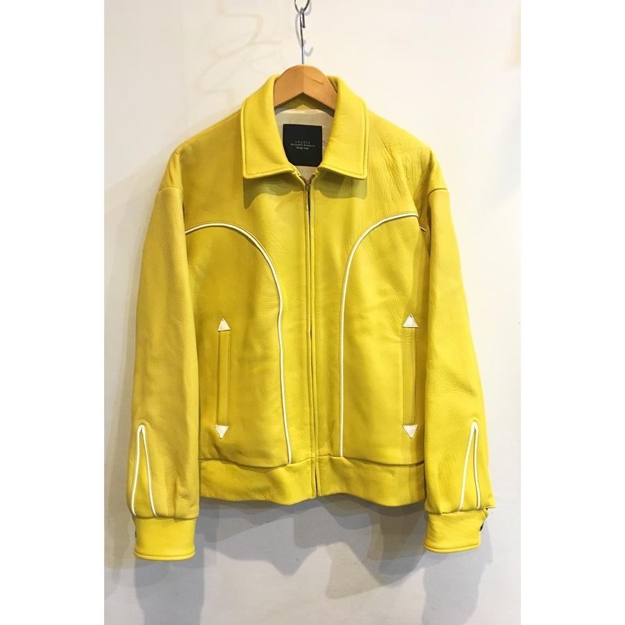 UNUSED 二子玉) アンユーズド US1249 パイピングレザー UNUSED 二子玉) アンユーズド US1249 パイピングレザー