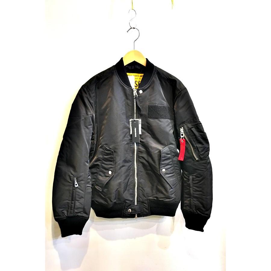 DIESEL 二子玉) ディーゼル 未使用・タグ付 MA-1 定価43000円 ナイロン 