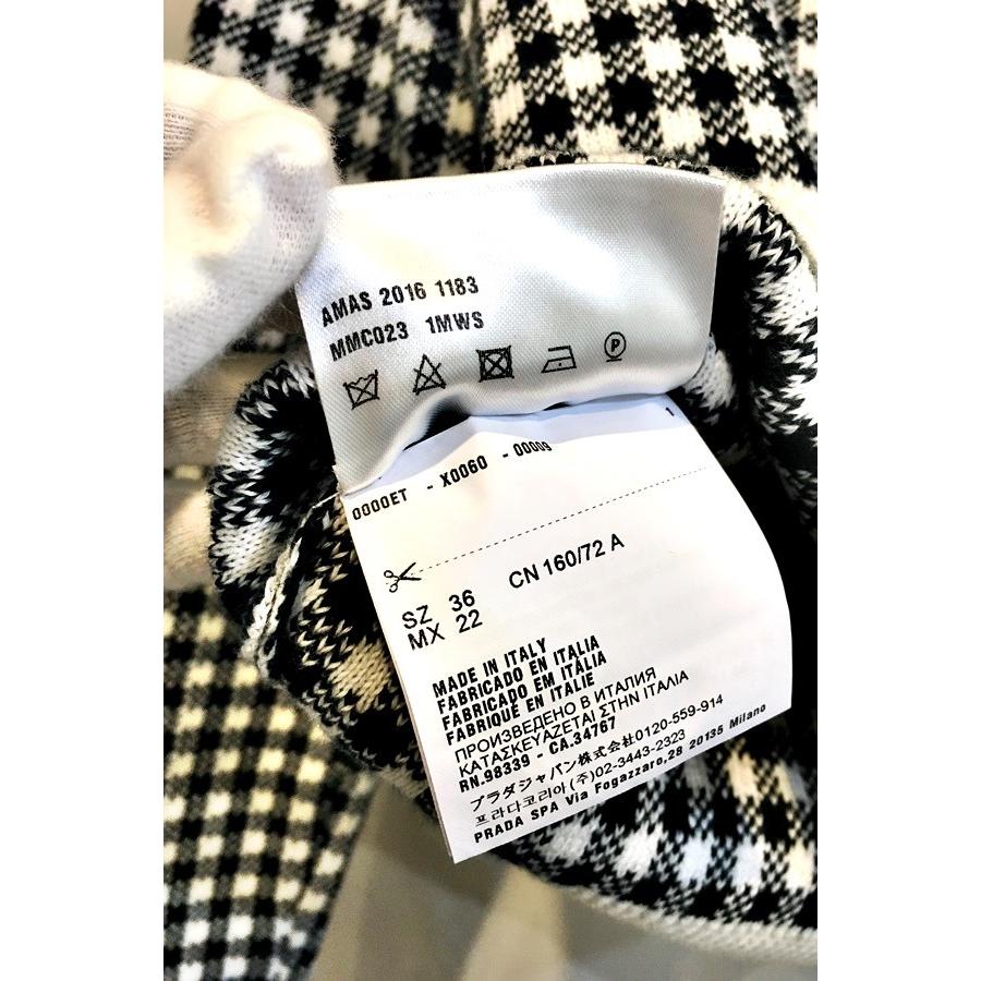 miu 二子玉) ミュウミュウ MiuMiu チェックニットスカート miu 二子玉) ミュウミュウ MiuMiu チェックニットスカート