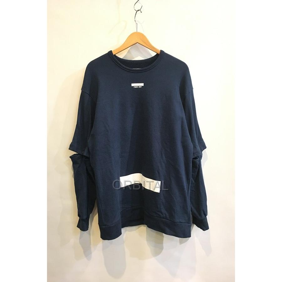 SHAREEF 二子玉) シャリーフ セパレートスリーブビッグスウェット  