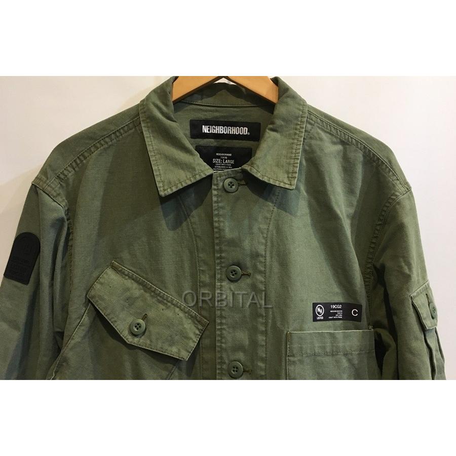 二子玉)NEIGHBORHOOD ネイバーフッド 19AW ミリタリーシャツジャケット QM / C-SHIRT . LS 定価41,800円 メンズ L カーキ :nkt-2005233302-ms-037200479:CYCLE PARADISE - 通販 - Yahoo!ショッピング 二子玉)NEIGHBORHOOD ネイバーフッド 19AW ミリタリーシャツジャケット QM / C-SHIRT . LS 定価41,800円 メンズ L カーキ :nkt-2005233302-ms-037200479:CYCLE PARADISE - 通販 - Yahoo!ショッピング