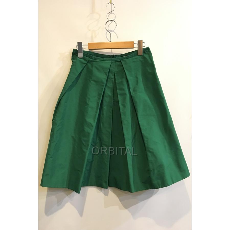 二子玉) JIL SANDER NAVY ジルサンダーネイビー タックフレアー 