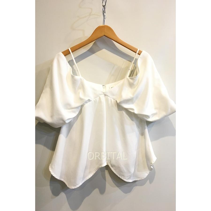 二子玉) ELIN エリン ジョーゼットオフショルダートップス  