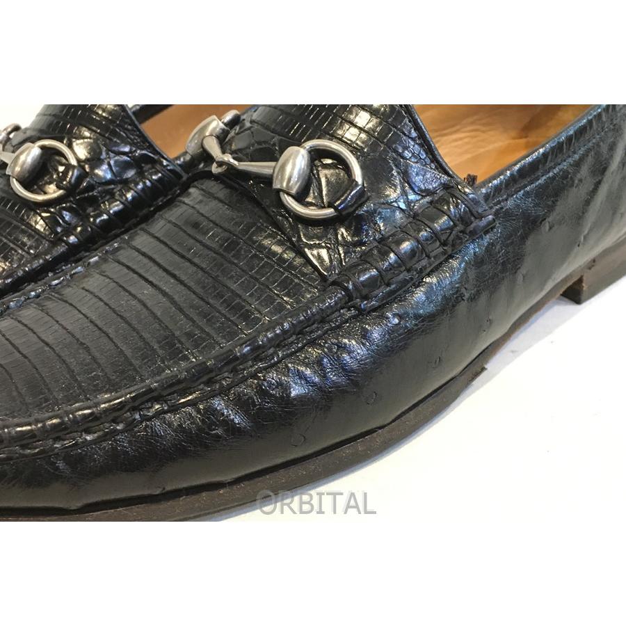 ブランド 二子玉) GUCCI グッチ リザード×オーストリッチ×クロコ ブランド 二子玉) GUCCI グッチ リザード×オーストリッチ×クロコ