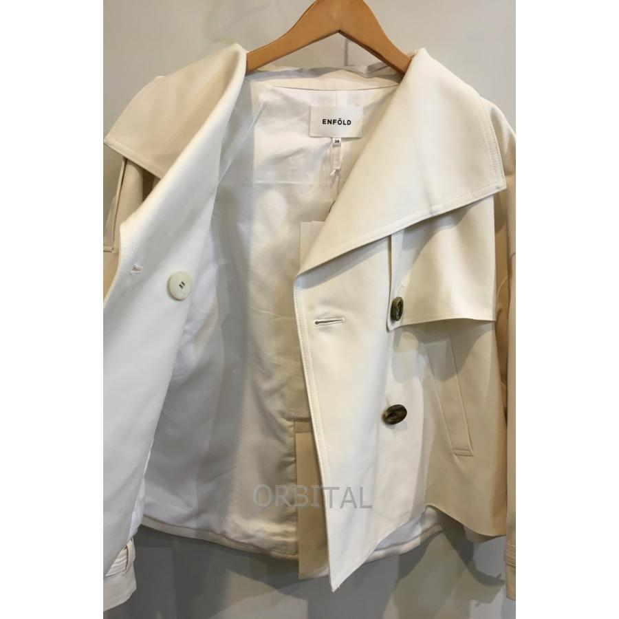 ENFOLD 二子玉) エンフォルド 19SS COダブルフェイスショート ENFOLD 二子玉) エンフォルド 19SS COダブルフェイスショート