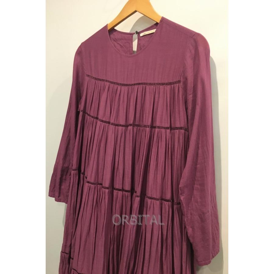 二子玉 Ne Quittez Pas ヌキテパ レースティアードワンピース 長袖 コットン 綿100 パープル レディース F 美品 Nkt Ls Cycle Paradise 通販 Yahoo ショッピング