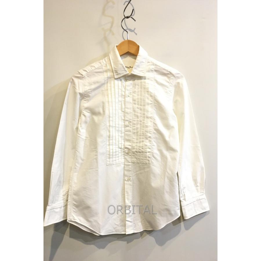 二子玉) Drawer別注 Salvatore Piccolo サルヴァトーレピッコロ×ドゥロワー ピンタックシャツ 長袖 ホワイト 白