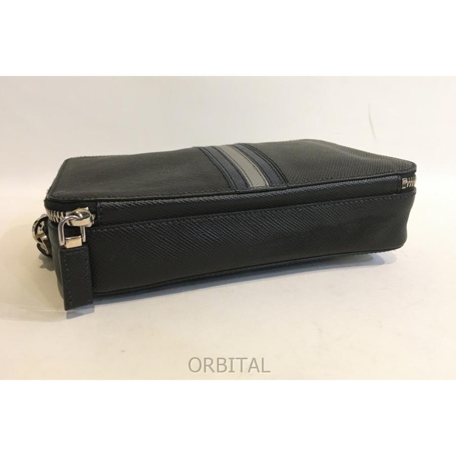 ブランド 二子玉) プラダ PRADA サフィアーノクラッチバッグ 2VF052 