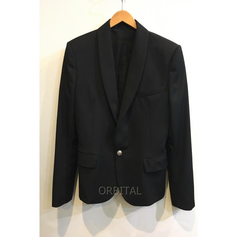 ブランド 二子玉) BALMAIN HOMME バルマンオム シングル1Bジャケット 