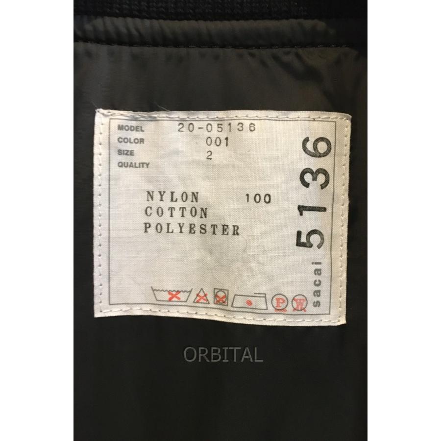 ブランド 二子玉) sacai サカイ 20SS ナイロンツイルコート ドッキング 