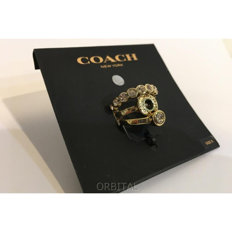 ブランド 二子玉) コーチ COACH 未使用 3連リング2点セット 指輪 5号 
