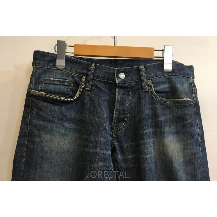 二子玉) HYSTERIC GLAMOUR ヒステリックグラマー スタッズデニムパンツ 