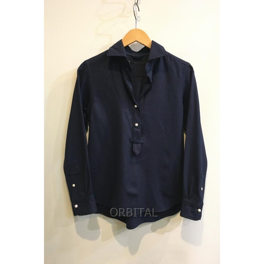 二子玉) martinique マルティニーク パールボタンウール混スキッパー  