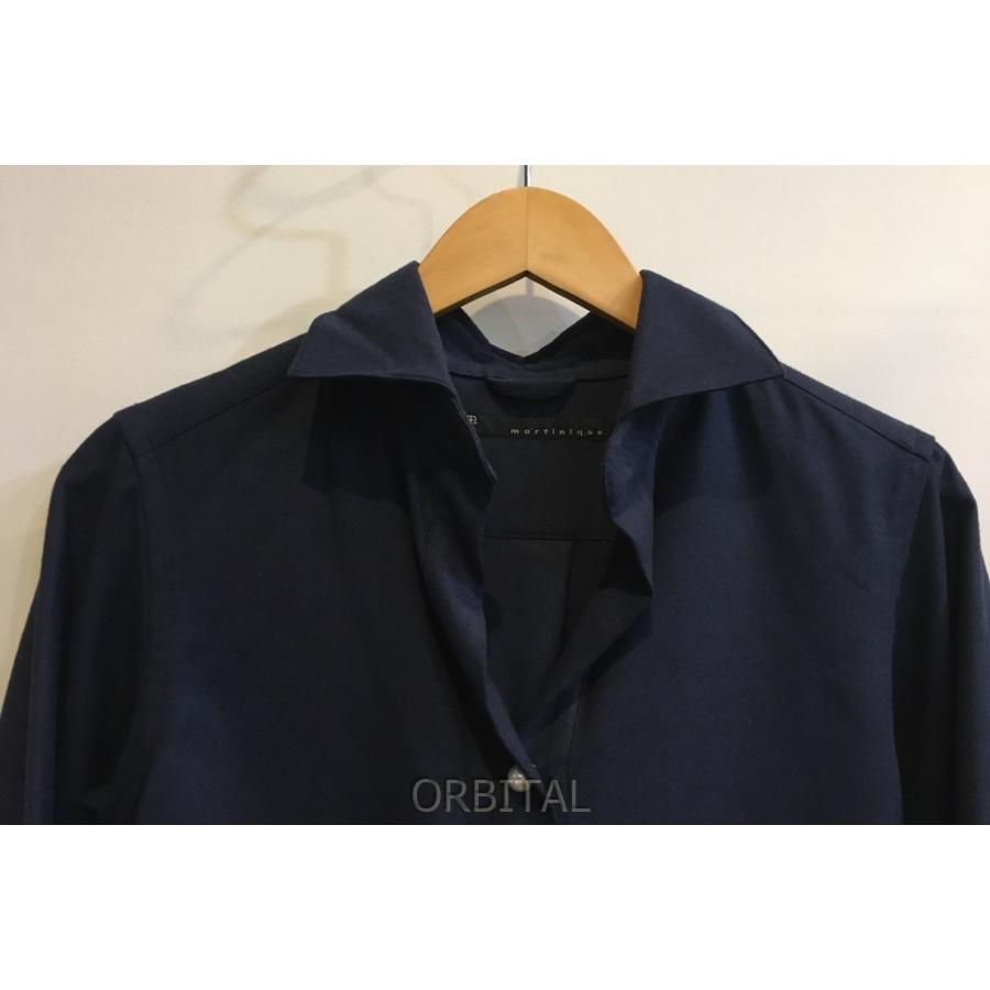 二子玉) martinique マルティニーク パールボタンウール混スキッパー  