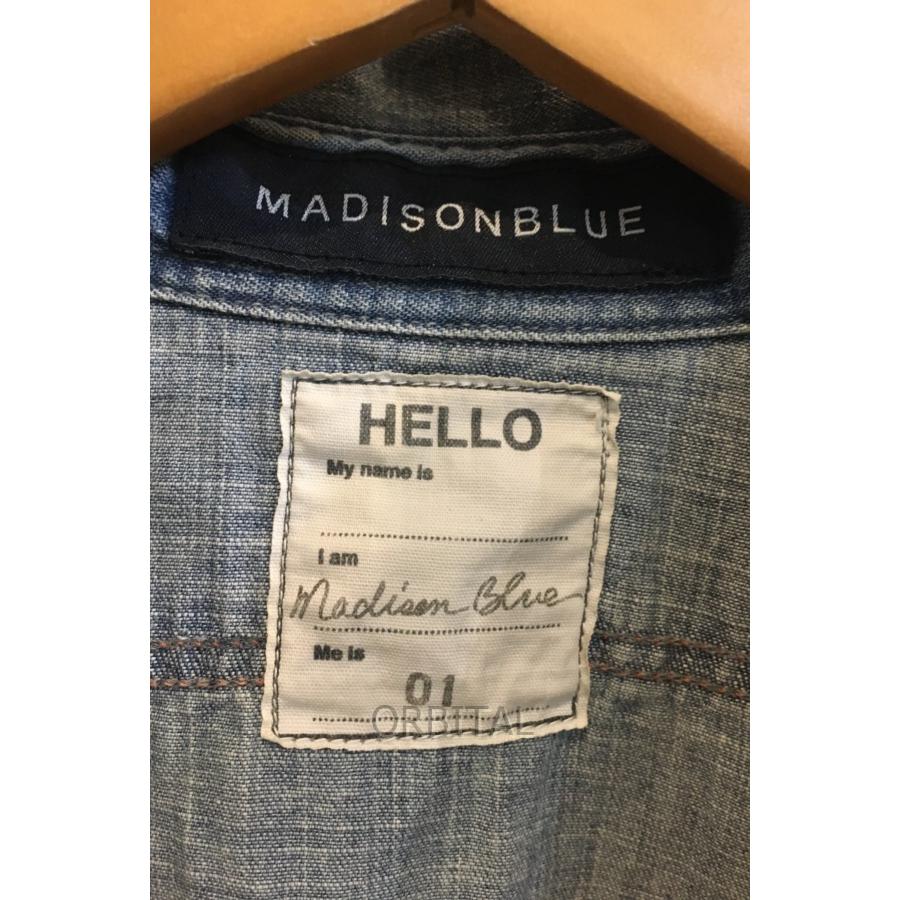 ブランド 二子玉) MADISONBLUE マディソンブルー デニムシャツ ブランド 二子玉) MADISONBLUE マディソンブルー デニムシャツ