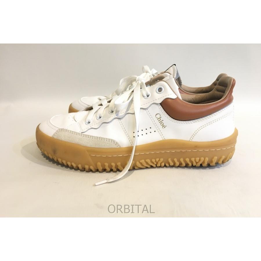 ブランド 二子玉) Chloe クロエ 21SS Franckie ロートップスニーカー  